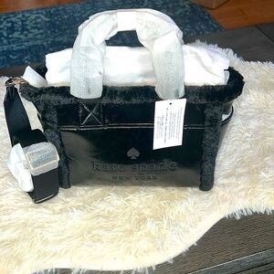 ♠️Kate Spade Jett Faux Shearling Small Tote♠️